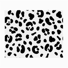 Blak-white-tiger-polkadot Small Glasses Cloth (2 Sides) by nate14shop