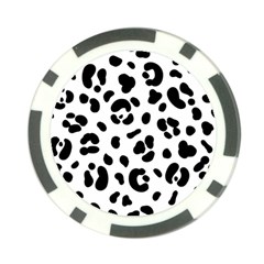 Blak-white-tiger-polkadot Poker Chip Card Guard (10 Pack) by nate14shop