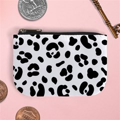 Blak-white-tiger-polkadot Mini Coin Purse by nate14shop