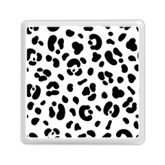 Blak-white-tiger-polkadot Memory Card Reader (square) by nate14shop