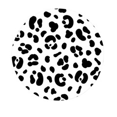 Blak-white-tiger-polkadot Mini Round Pill Box (pack Of 5)