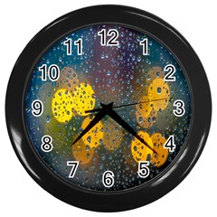 Bokeh Wall Clock (black) by nate14shop