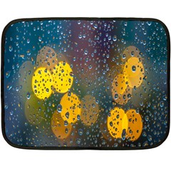 Bokeh Fleece Blanket (mini) by nate14shop