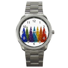 Christmas-002 Sport Metal Watch by nate14shop