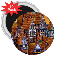 Christmas-motif 3  Magnets (10 Pack)  by nate14shop