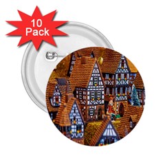 Christmas-motif 2 25  Buttons (10 Pack) 