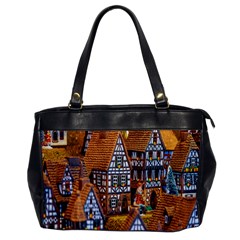 Christmas-motif Oversize Office Handbag