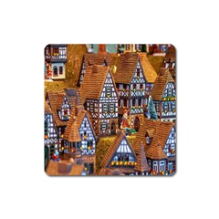 Christmas-motif Square Magnet