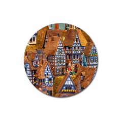 Christmas-motif Magnet 3  (round)