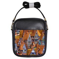 Christmas-motif Girls Sling Bag