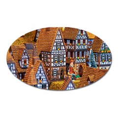 Christmas-motif Oval Magnet