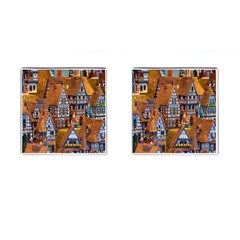 Christmas-motif Cufflinks (square)