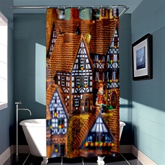 Christmas-motif Shower Curtain 36  X 72  (stall)  by nate14shop