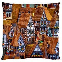 Christmas-motif Standard Flano Cushion Case (one Side)