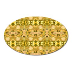 Cloth 001 Oval Magnet by nate14shop