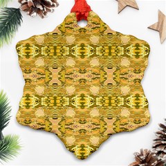 Cloth 001 Snowflake Ornament (two Sides)