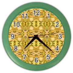 Cloth 001 Color Wall Clock by nate14shop