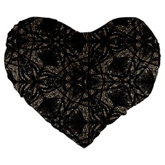 Cloth-002 Large 19  Premium Heart Shape Cushions