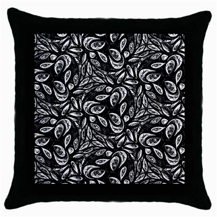 Cloth-003 Throw Pillow Case (Black)