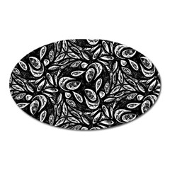 Cloth-003 Oval Magnet by nate14shop