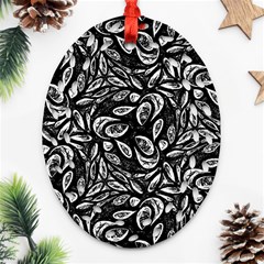 Cloth-003 Oval Filigree Ornament (two Sides)