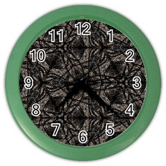 Cloth-3592974 Color Wall Clock by nate14shop