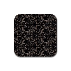 Cloth-3592974 Rubber Square Coaster (4 Pack) by nate14shop