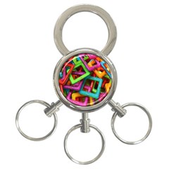 Construction-set 3-ring Key Chain by nate14shop