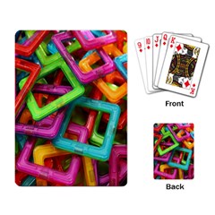 Construction-set Playing Cards Single Design (rectangle) by nate14shop