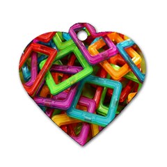 Construction-set Dog Tag Heart (one Side) by nate14shop