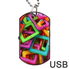 Construction-set Dog Tag Usb Flash (one Side) by nate14shop