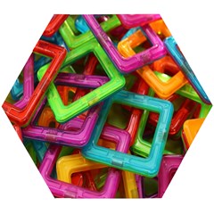 Construction-set Wooden Puzzle Hexagon by nate14shop