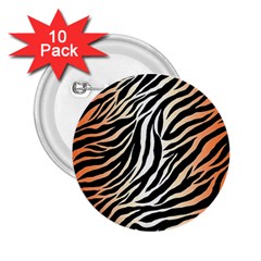 Cuts  Catton Tiger 2 25  Buttons (10 Pack)  by nate14shop