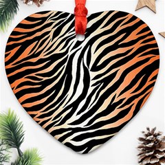 Cuts  Catton Tiger Ornament (heart) by nate14shop