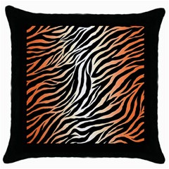 Cuts  Catton Tiger Throw Pillow Case (black) by nate14shop