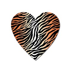 Cuts  Catton Tiger Heart Magnet by nate14shop