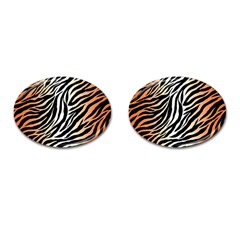 Cuts  Catton Tiger Cufflinks (oval) by nate14shop