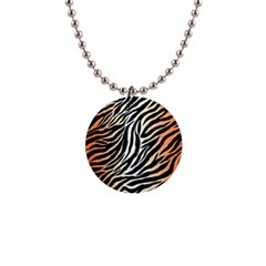 Cuts  Catton Tiger 1  Button Necklace by nate14shop