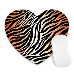 Cuts  Catton Tiger Heart Mousepads by nate14shop