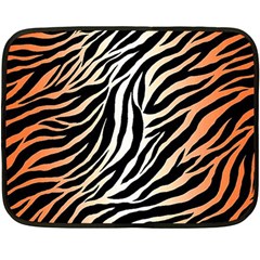 Cuts  Catton Tiger Double Sided Fleece Blanket (mini)  by nate14shop