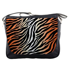 Cuts  Catton Tiger Messenger Bag by nate14shop