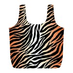 Cuts  Catton Tiger Full Print Recycle Bag (L) Front