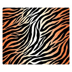 Cuts  Catton Tiger Double Sided Flano Blanket (small)  by nate14shop