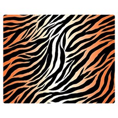 Cuts  Catton Tiger Double Sided Flano Blanket (medium)  by nate14shop