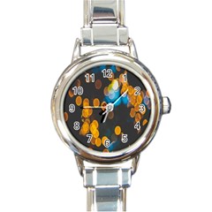 Desktop Round Italian Charm Watch