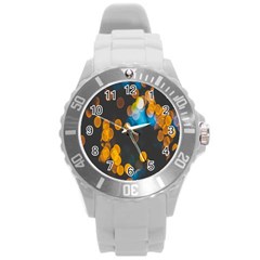 Desktop Round Plastic Sport Watch (L)