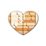 Easter 001 Rubber Heart Coaster (4 pack) Front