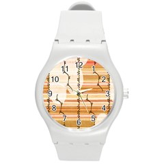 Easter 001 Round Plastic Sport Watch (m) by nate14shop