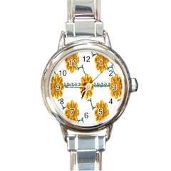 Easter Round Italian Charm Watch