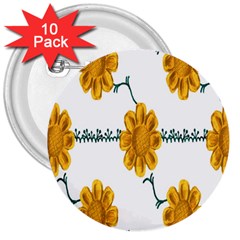 Easter 3  Buttons (10 Pack) 